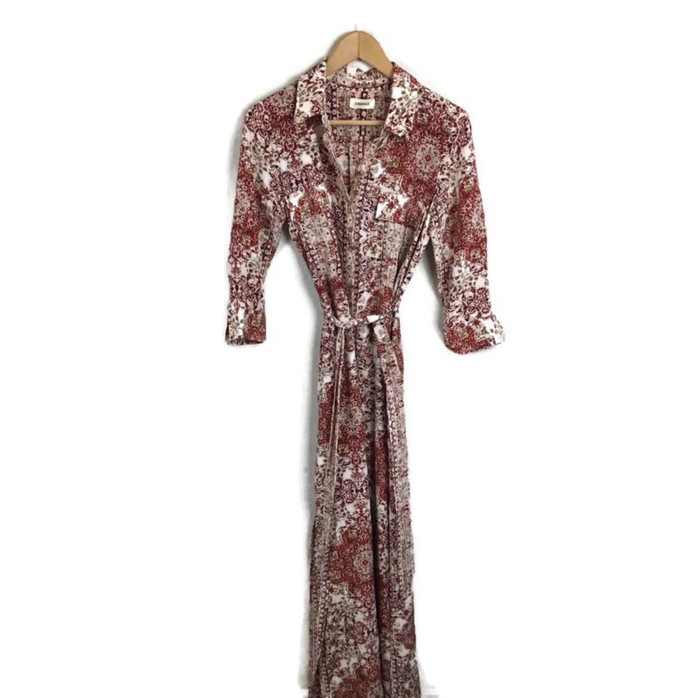 L’agence Cameron Dress Maxi Button Kimono